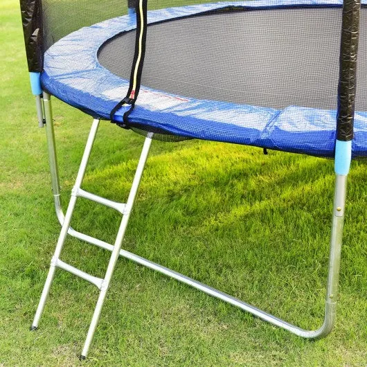 10 ft Combo Bounce Jump Safety Trampoline with Spring Pad Ladder