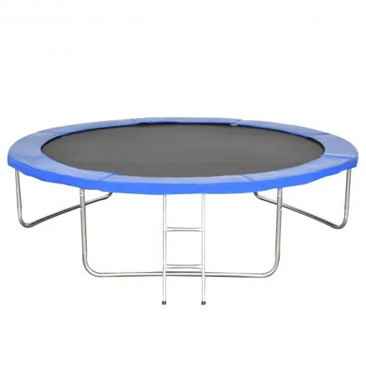 10 ft Combo Bounce Jump Safety Trampoline with Spring Pad Ladder