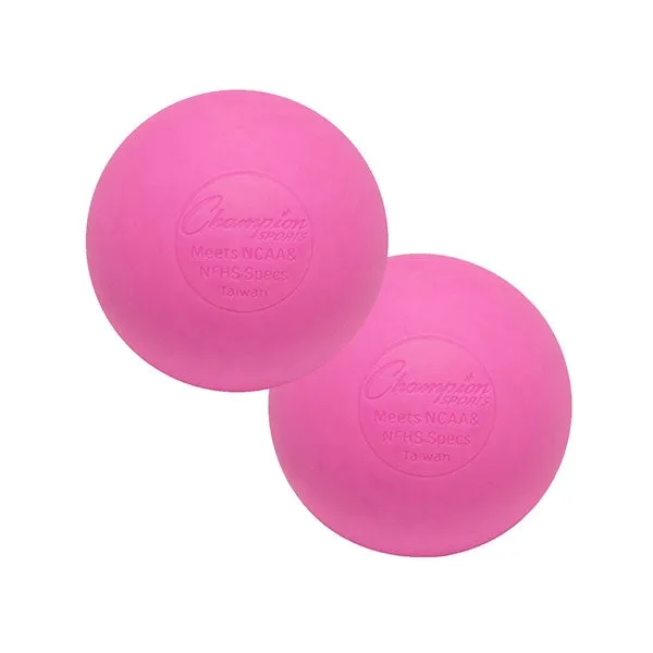 120 NFHS  Neon Pink Lacrosse Balls