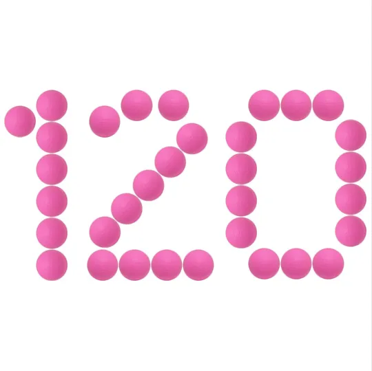 120 NFHS  Neon Pink Lacrosse Balls