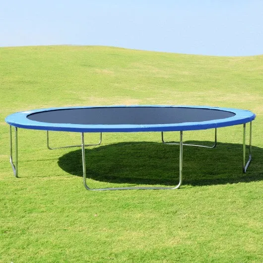 15' Trampoline with Enclosure Net Spring Pad & Ladder