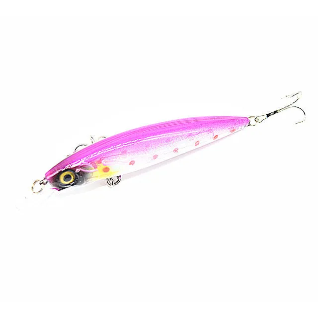 1Pcs 11cm 13.4g Floating Minnow Fishing Lure Laser Hard Artificial Bait 3D Eyes  Fishing Wobblers Crankbait Minnows YR-219