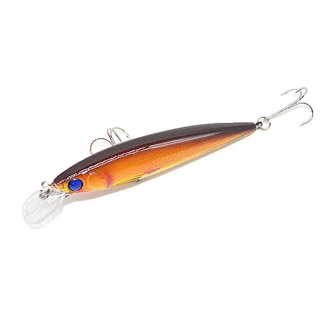 1Pcs 11cm 13.4g Floating Minnow Fishing Lure Laser Hard Artificial Bait 3D Eyes  Fishing Wobblers Crankbait Minnows YR-219