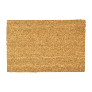 60cm x 40cm Brown Coir Door Mat - By Nicola Spring