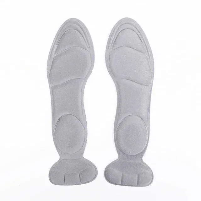 7D Soft Memory Foam Insole Pad Inserts Heel Post Back Breathable Anti-slip for Women