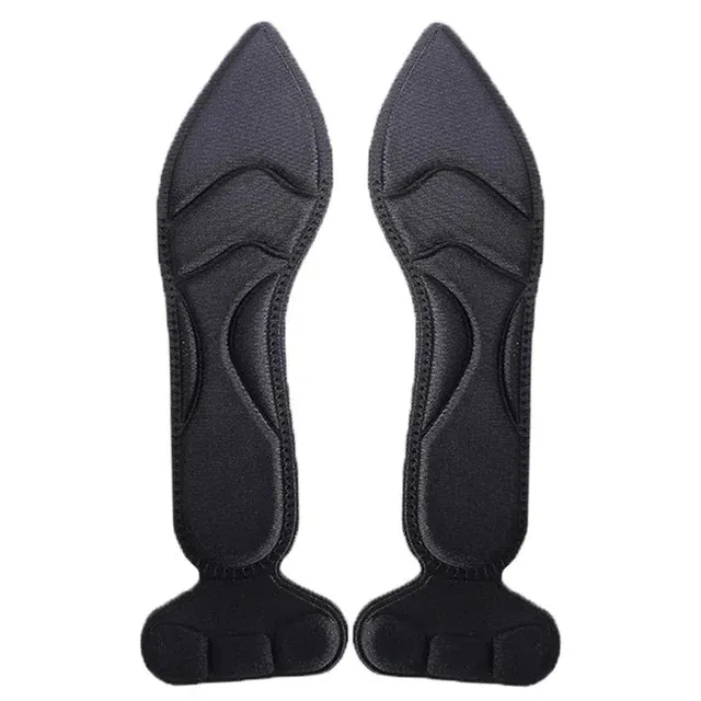 7D Soft Memory Foam Insole Pad Inserts Heel Post Back Breathable Anti-slip for Women