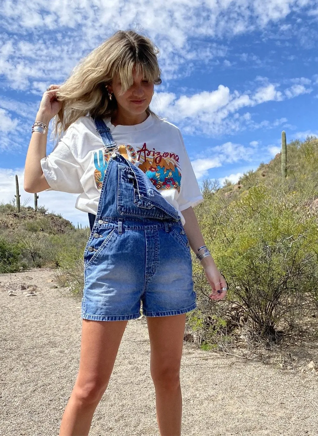 90’s Denim overalls