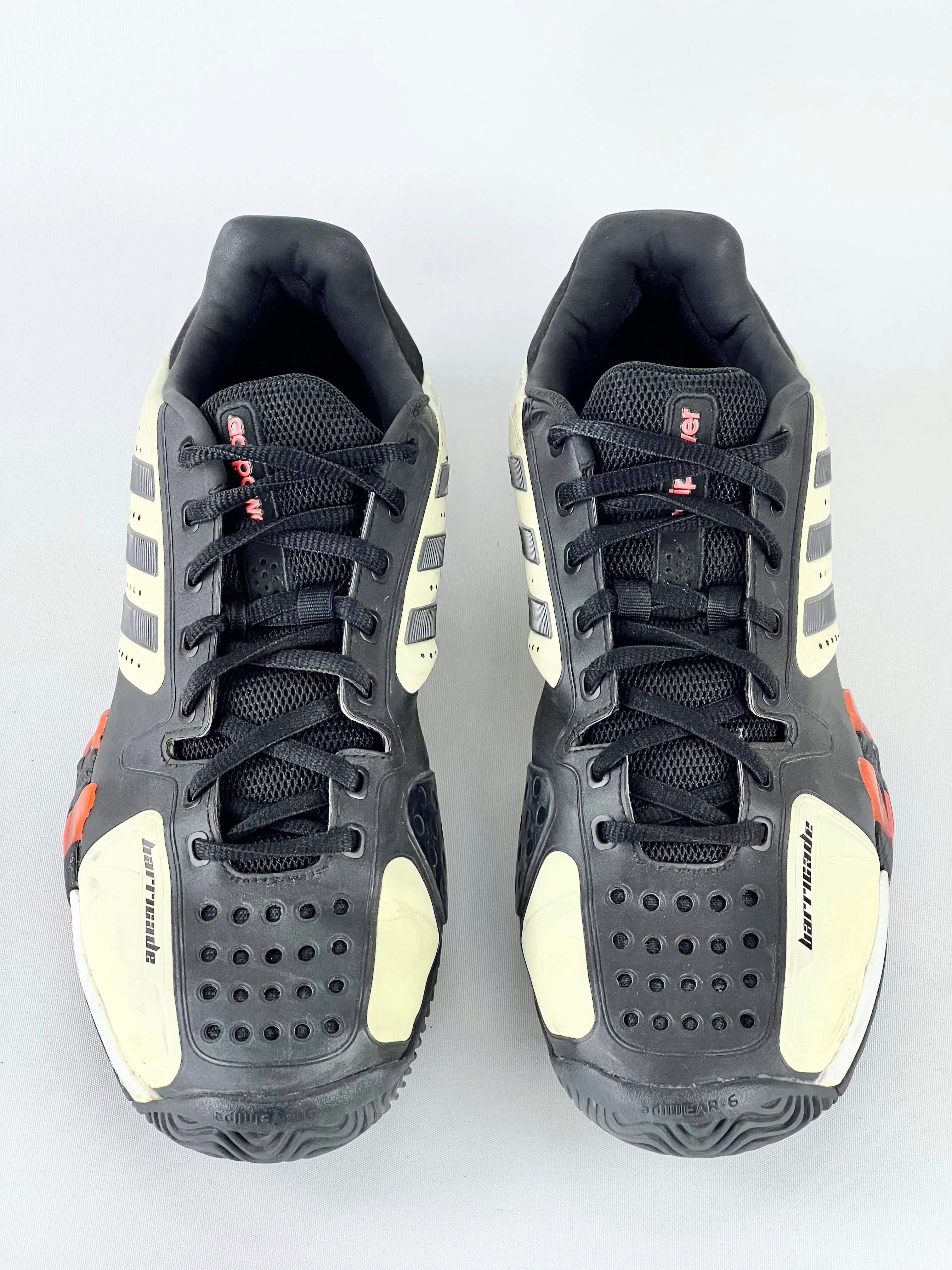 Adidas Adipower Barricade Tennis Sneaker Black/Cream - US9