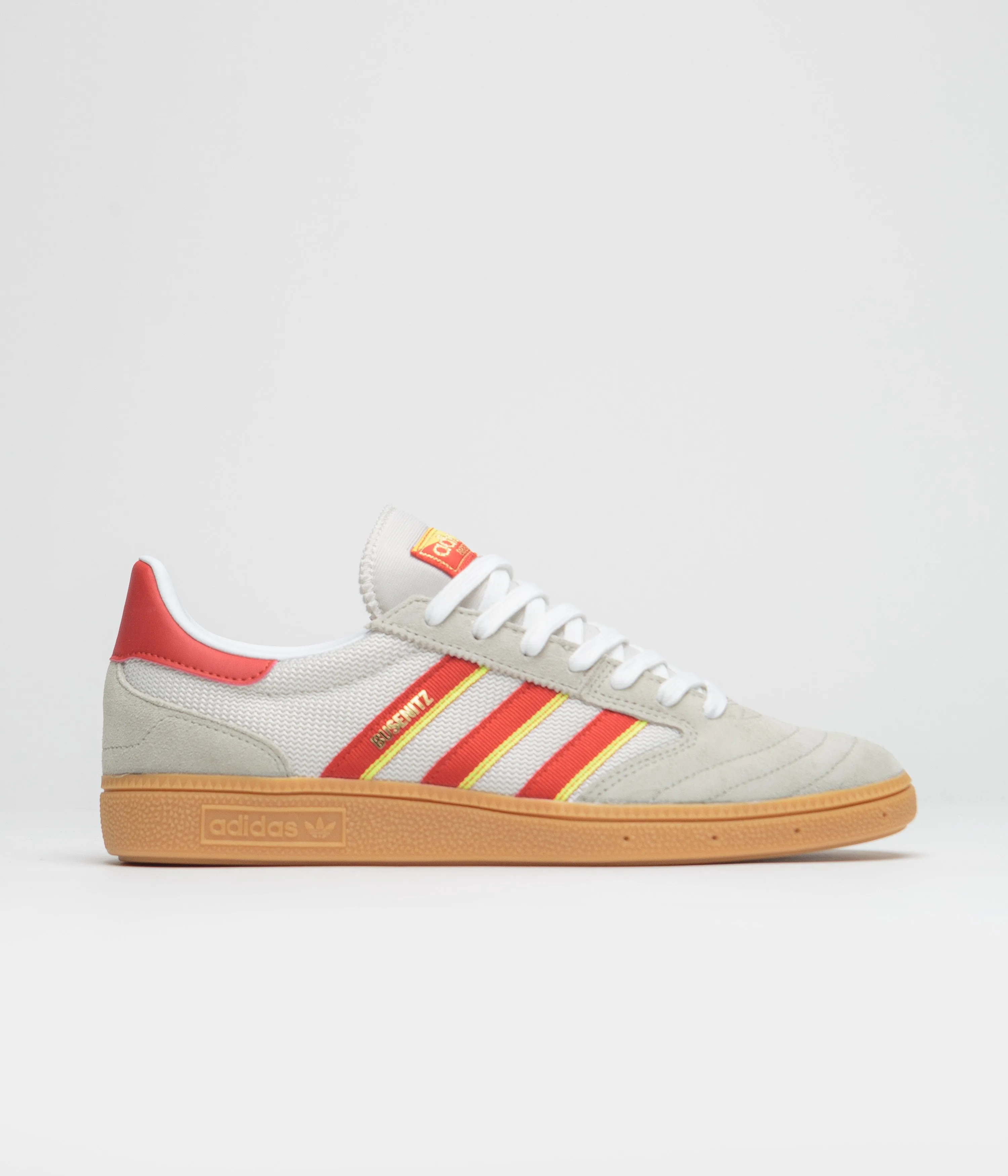 Adidas Busenitz Vintage Shoes - Feather Grey / Red / Orbit Grey