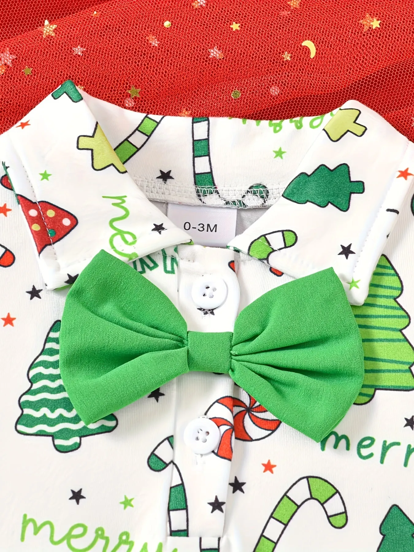 Adorable Boys' Christmas Party Outfit Set - Short Sleeve Shirt & Suspender Shorts, Machine Washable, Stretch Fabric, Perfect for Outdoor