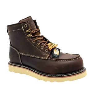 AdTec Men Rancho - Men's 6" Moc-Toe Work Boot With Composite Safety Toe