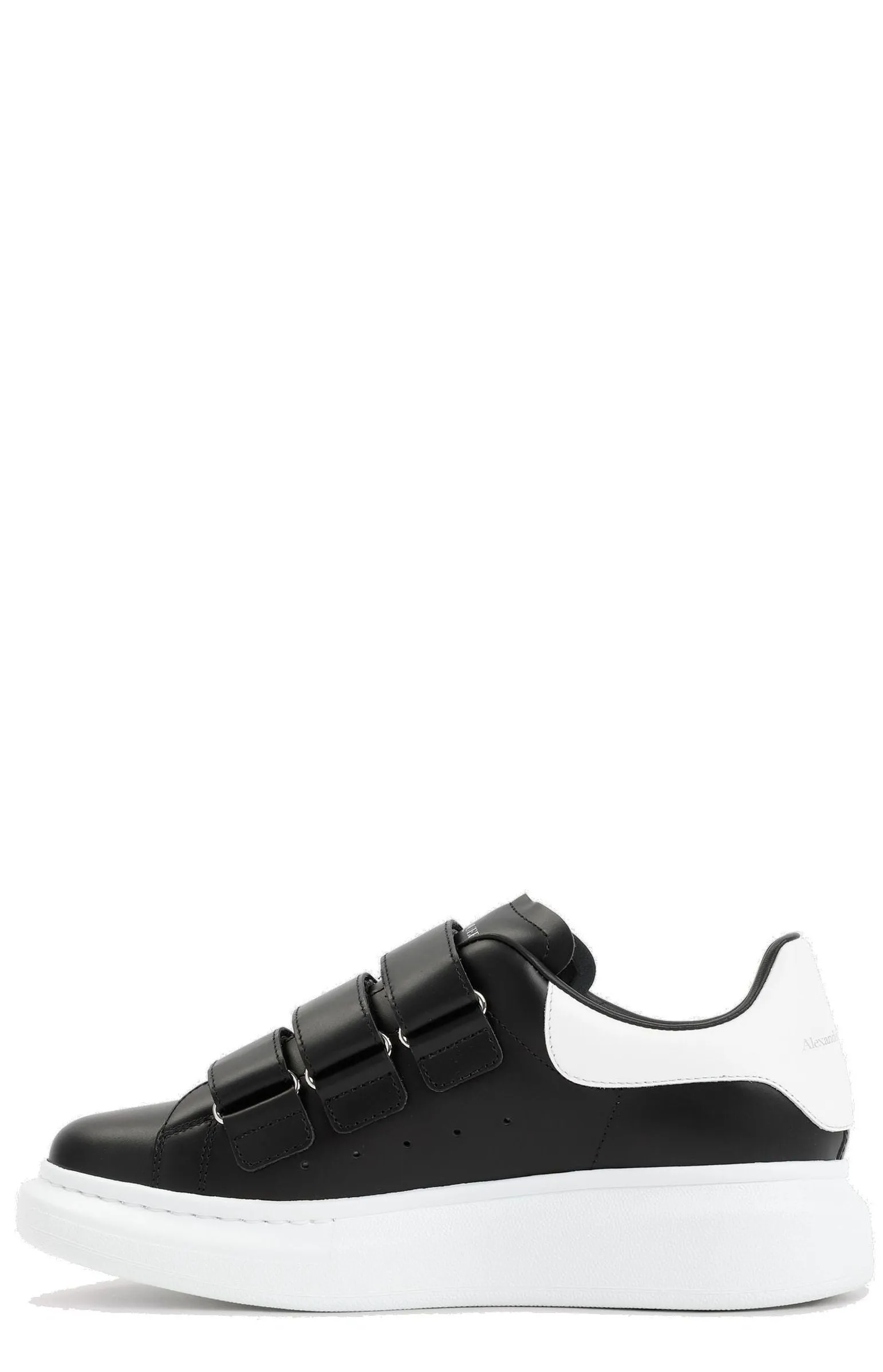 Alexander McQueen Touch-Strap Round Toe Sneakers