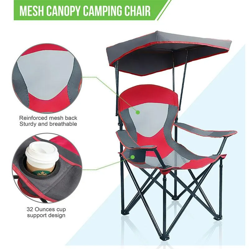 ALPHA CAMP Folding Most Comfortable Camping Chair