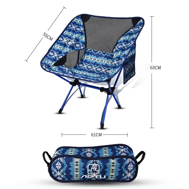 AOTU AT6741 Outdoor Portable Foldable Aluminum Alloy Chair