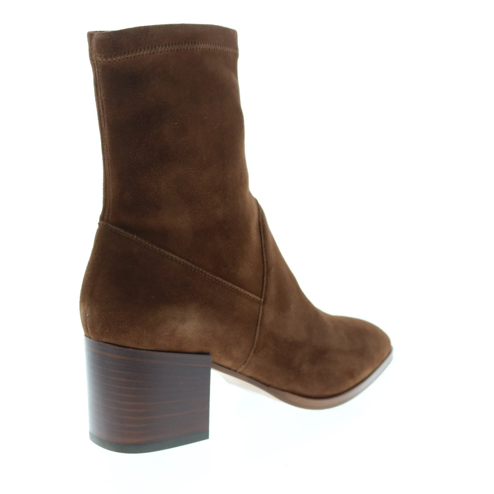 Aquatalia Tia Stretch Suede 34L3219-CHO Womens Brown Ankle & Booties Boots