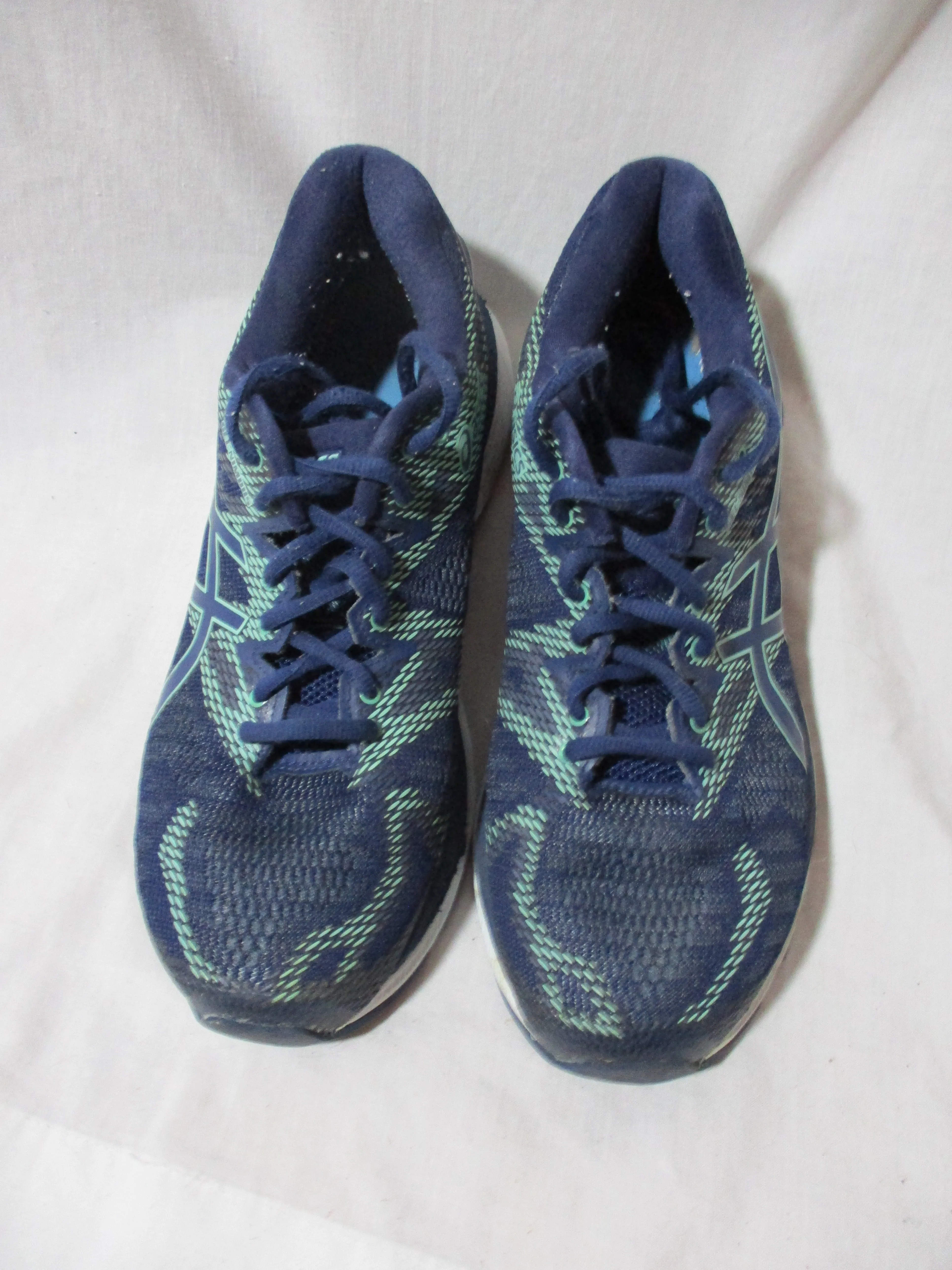 ASICS GEL-Nimbus 20 Indigo Blue Opal Green Running Sneaker Trainer Athletic Shoe 8.5