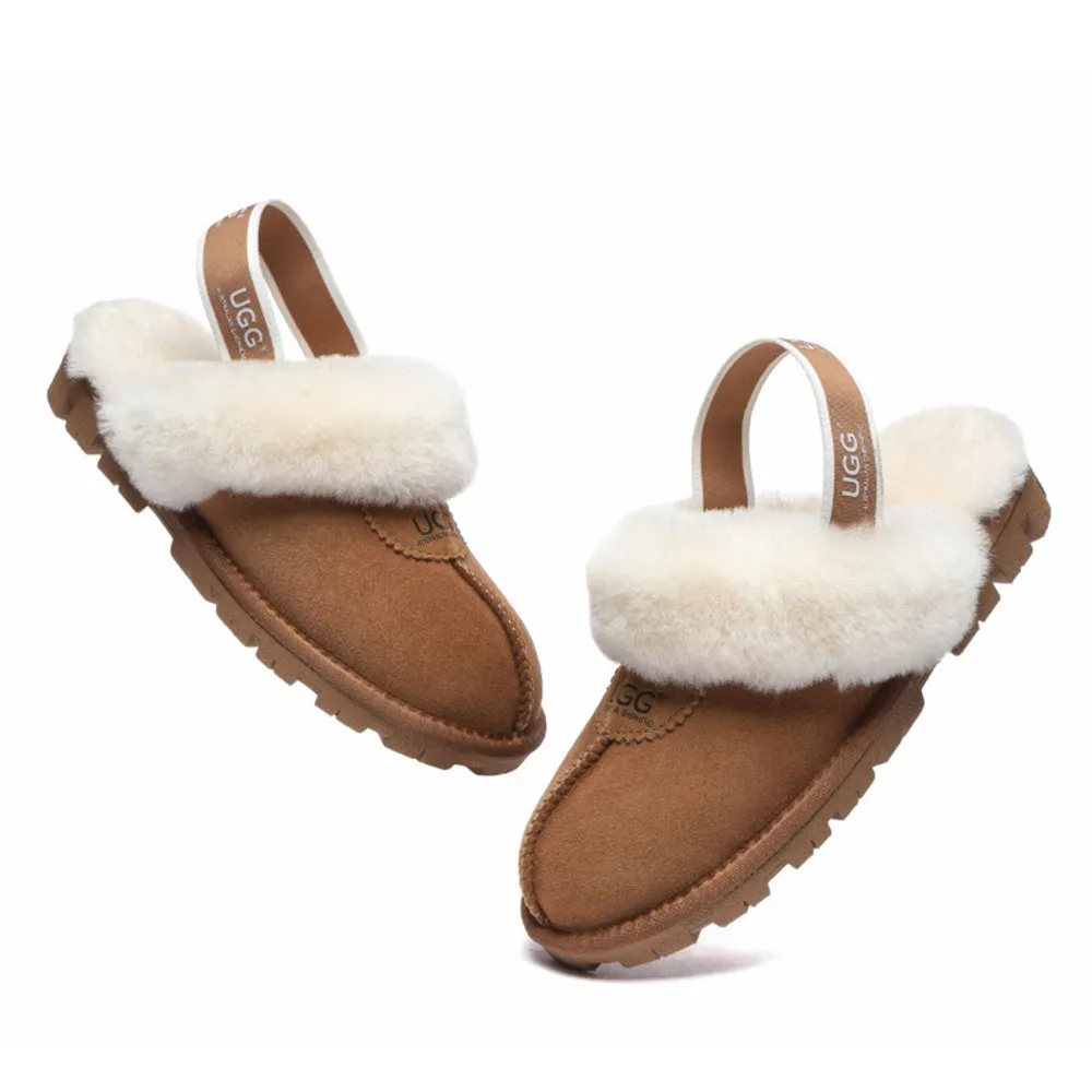 Australian Shepherd Slingback Slippers Unisex Waffle Plus #AS2042