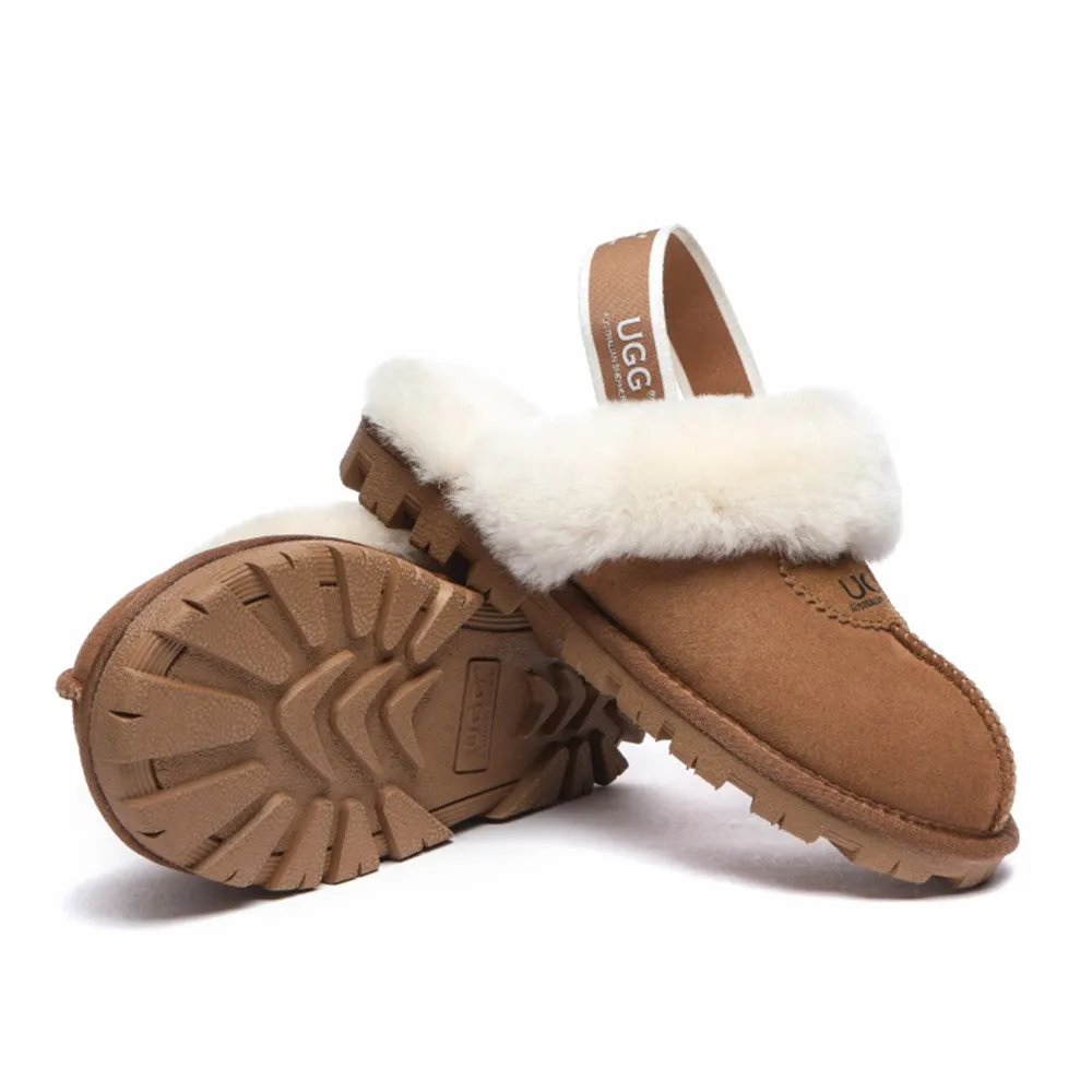 Australian Shepherd Slingback Slippers Unisex Waffle Plus #AS2042