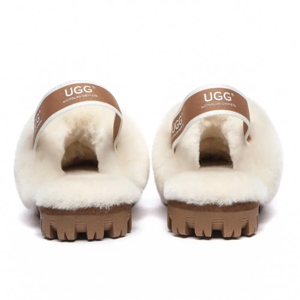 Australian Shepherd Slingback Slippers Unisex Waffle Plus #AS2042