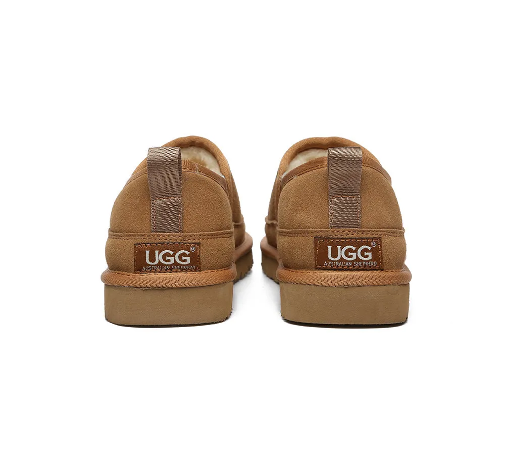 AUSTRALIAN SHEPHERD® UGG Slippers Men Sheepskin Wool Ankle Porter