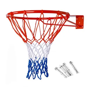 Basketball Hoop with Net - Wall-mounted