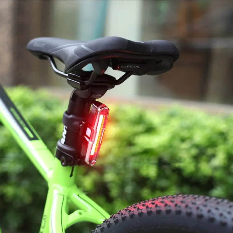 Bicycle Light USB Charging LED Warning Light Night Riding COB Tail Light, Specification: 7505A Single Red Light