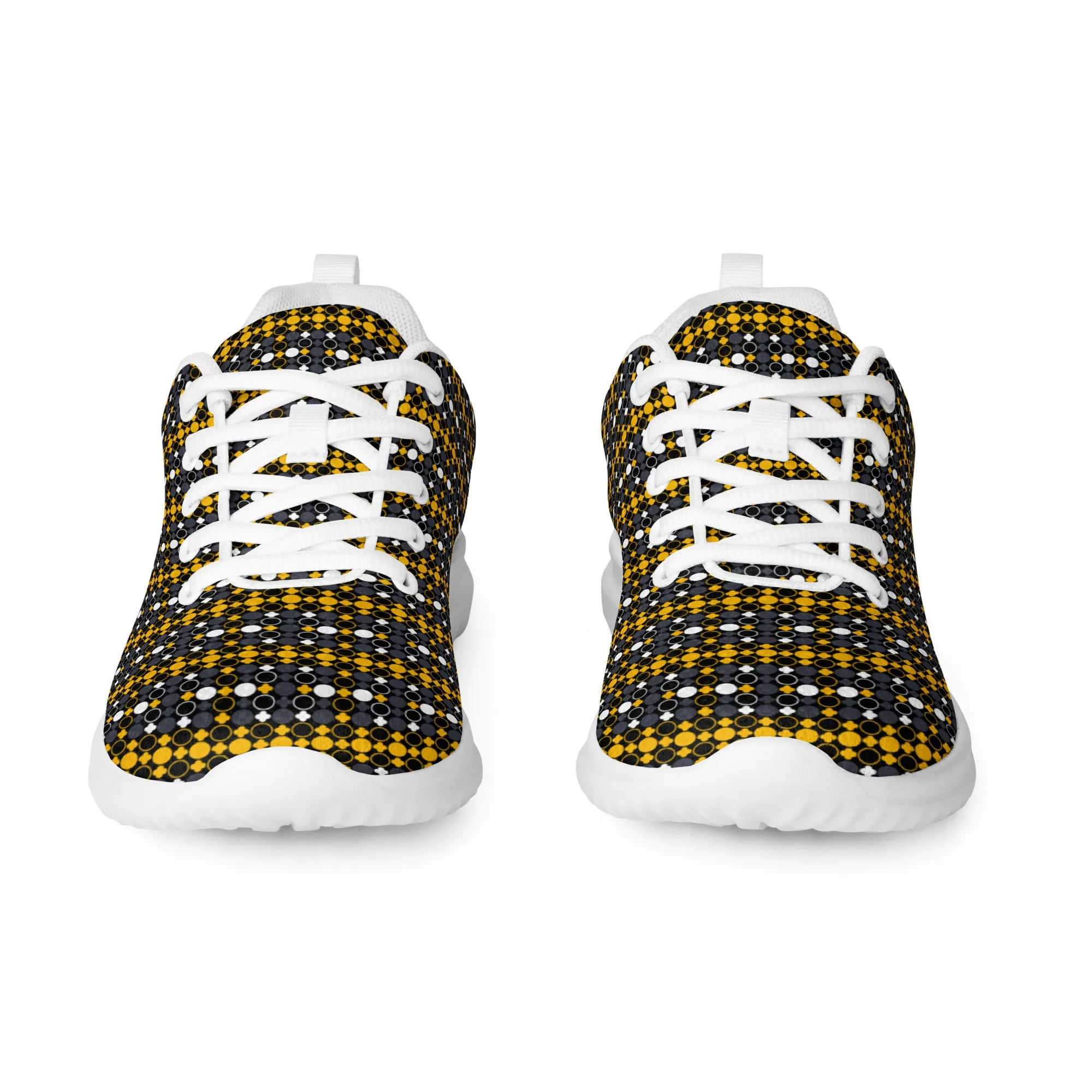 Black & Gold Vintage Women’s athletic shoes