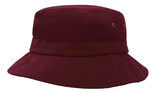 BRUSHED SPORTS TWILL YOUTH BUCKET HAT