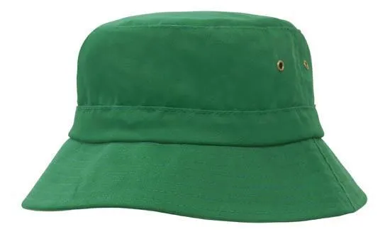 BRUSHED SPORTS TWILL YOUTH BUCKET HAT