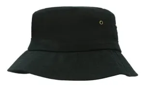 BRUSHED SPORTS TWILL YOUTH BUCKET HAT