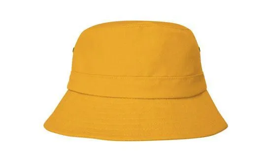 BRUSHED SPORTS TWILL YOUTH BUCKET HAT