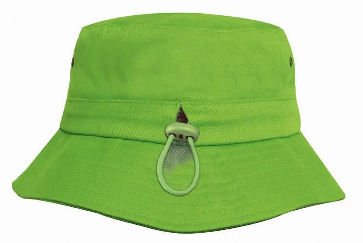 BRUSHED SPORTS TWILL YOUTH BUCKET HAT