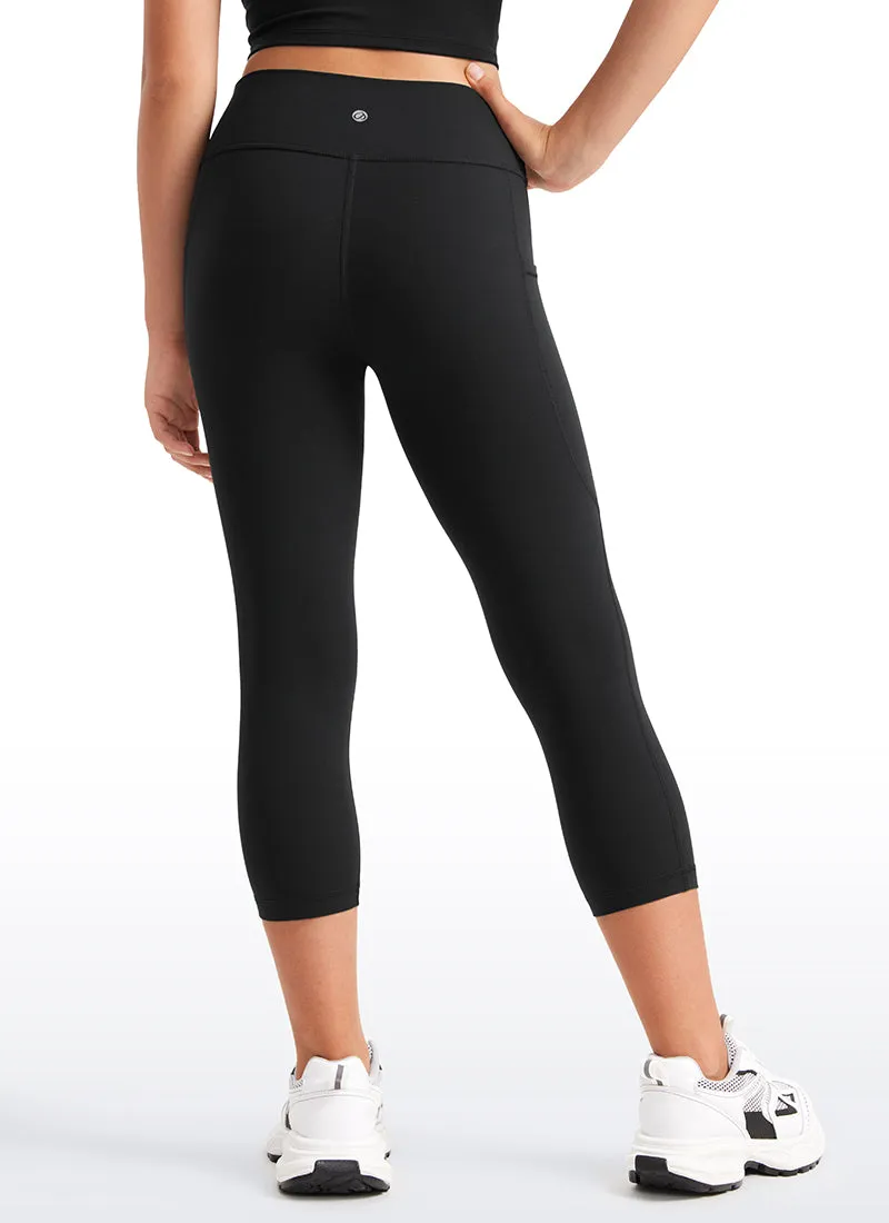 Butterluxe Girls Athletic Pockets Capri Leggings