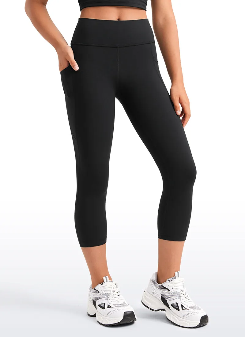 Butterluxe Girls Athletic Pockets Capri Leggings