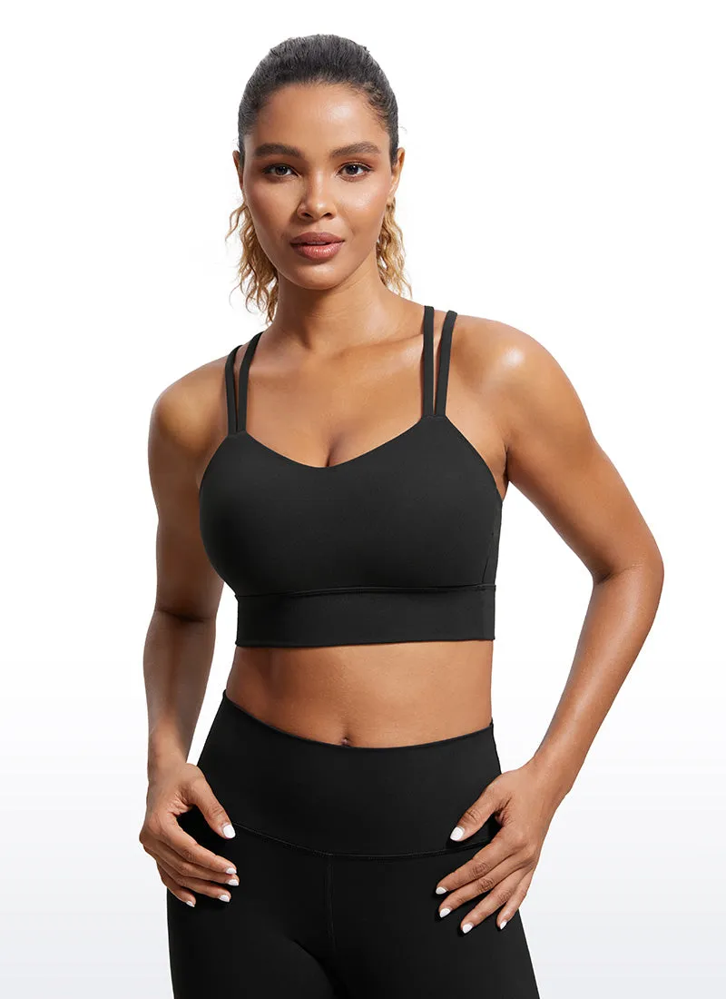 Butterluxe Molded Cups Sports Bra Criss Cross