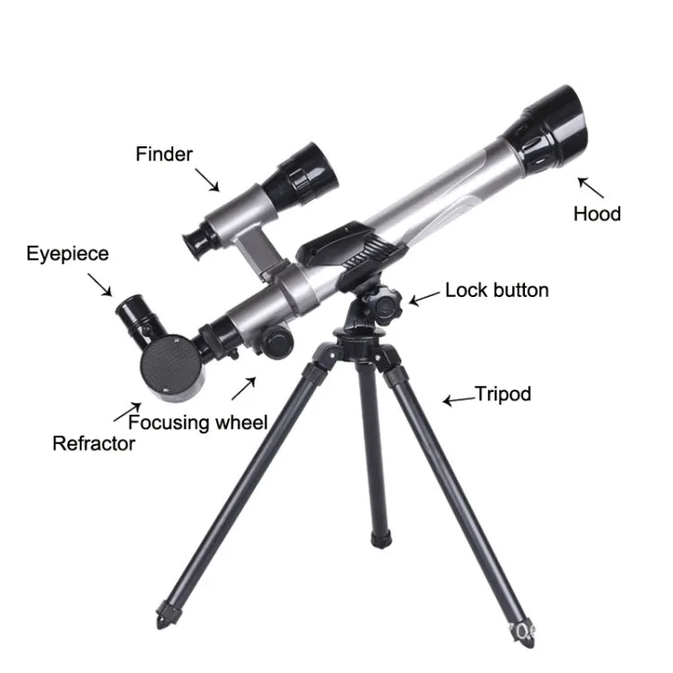 C2130 20X-40X HD Astronomical Telescope With Multi-Eyepiece(As Show)