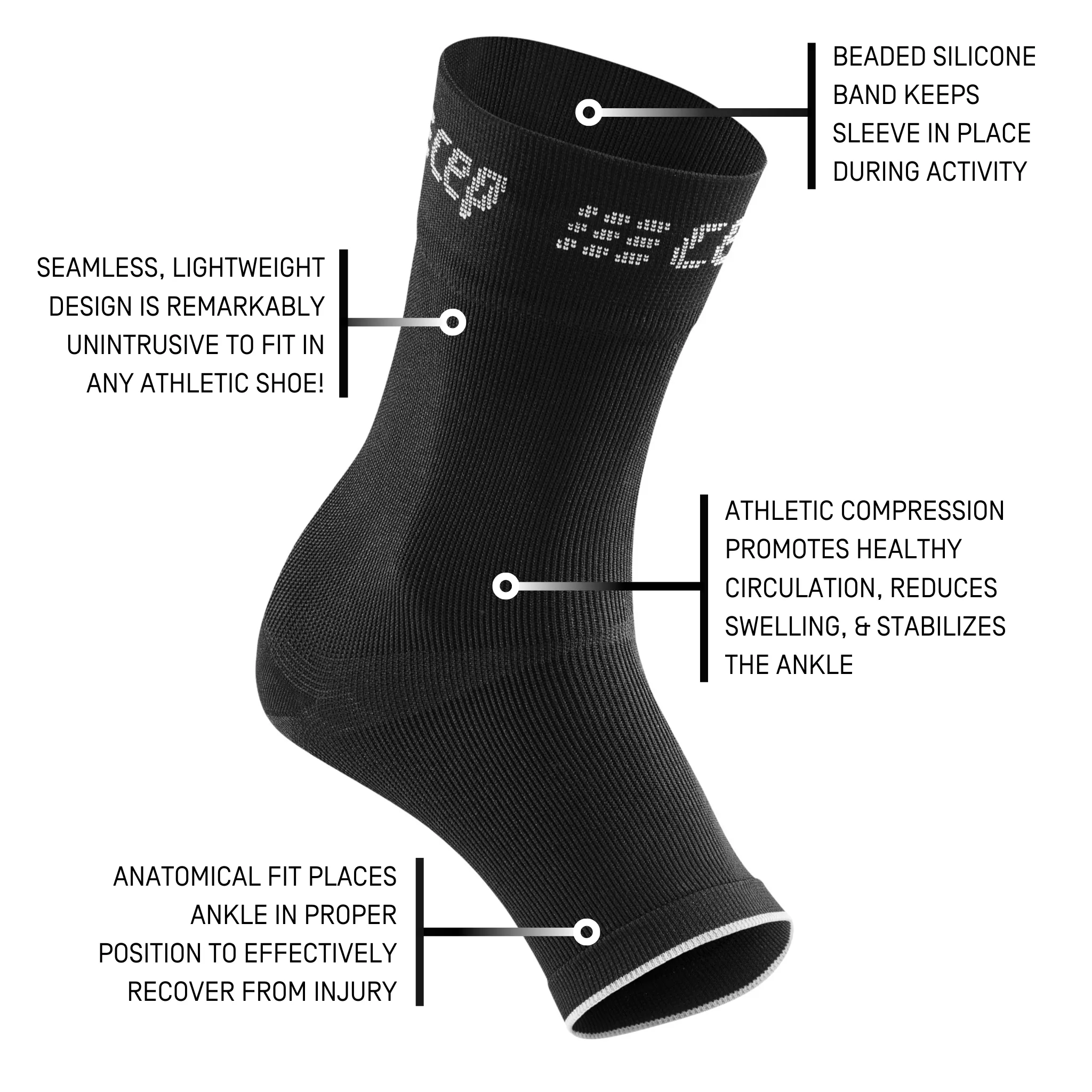 CEP Mid Support Compression Ankle Sleeve