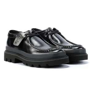 Clarks Badell Seam Leather Men's Black Lace-Up Shoes