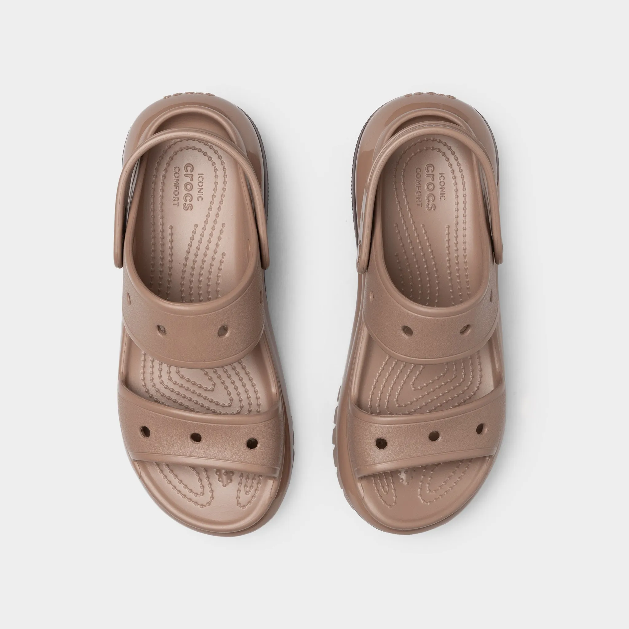 Crocs Mega Crush Sandal / Latte