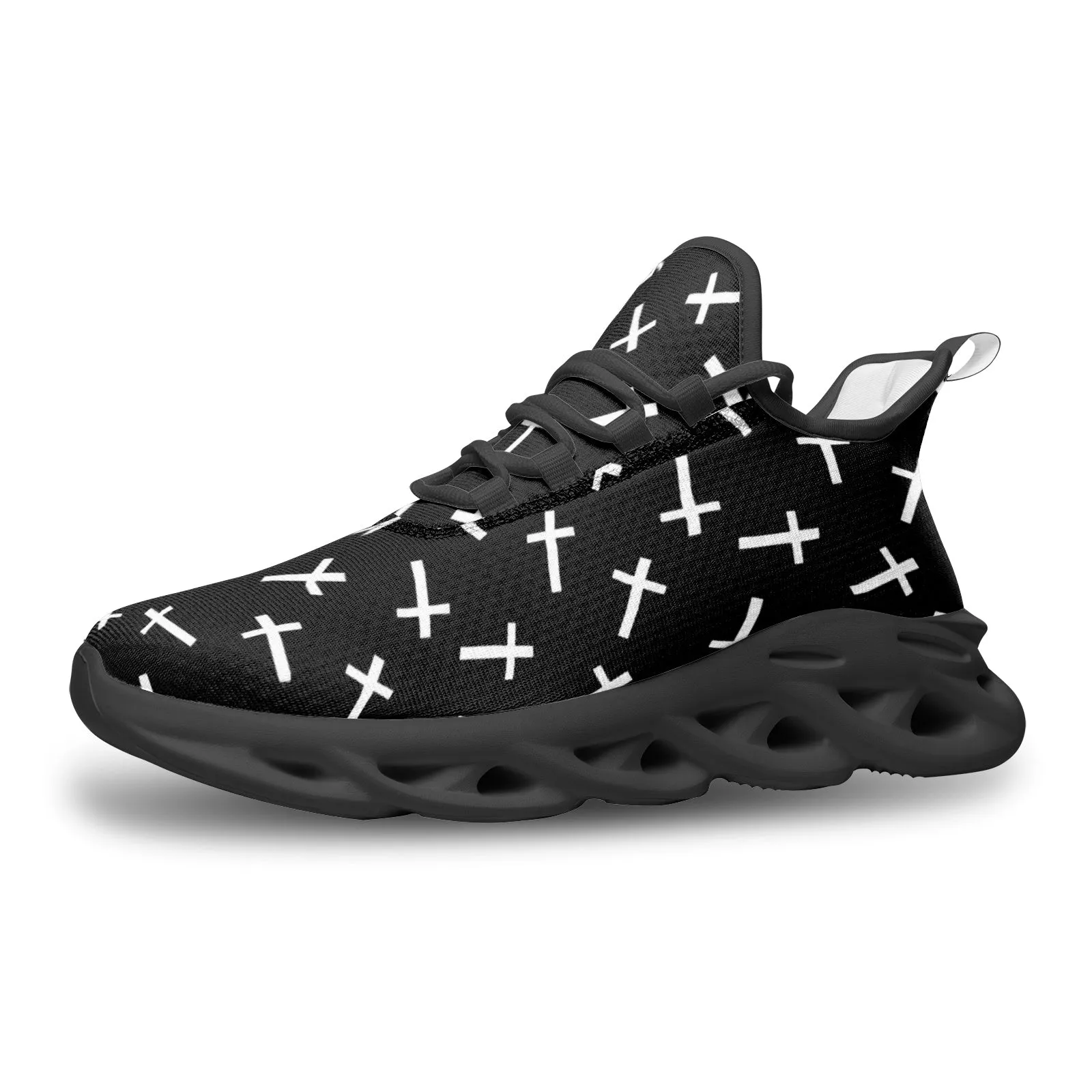 Crosses Unisex Bounce Mesh Knit Sneakers