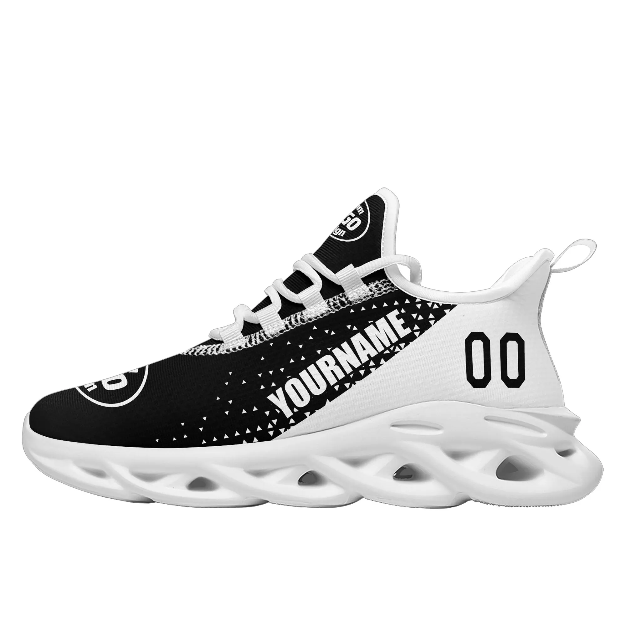 Custom Black White Jersey MaxSoul Shoes and Hat Combo Offer Personalized ZH-D0b0089-b