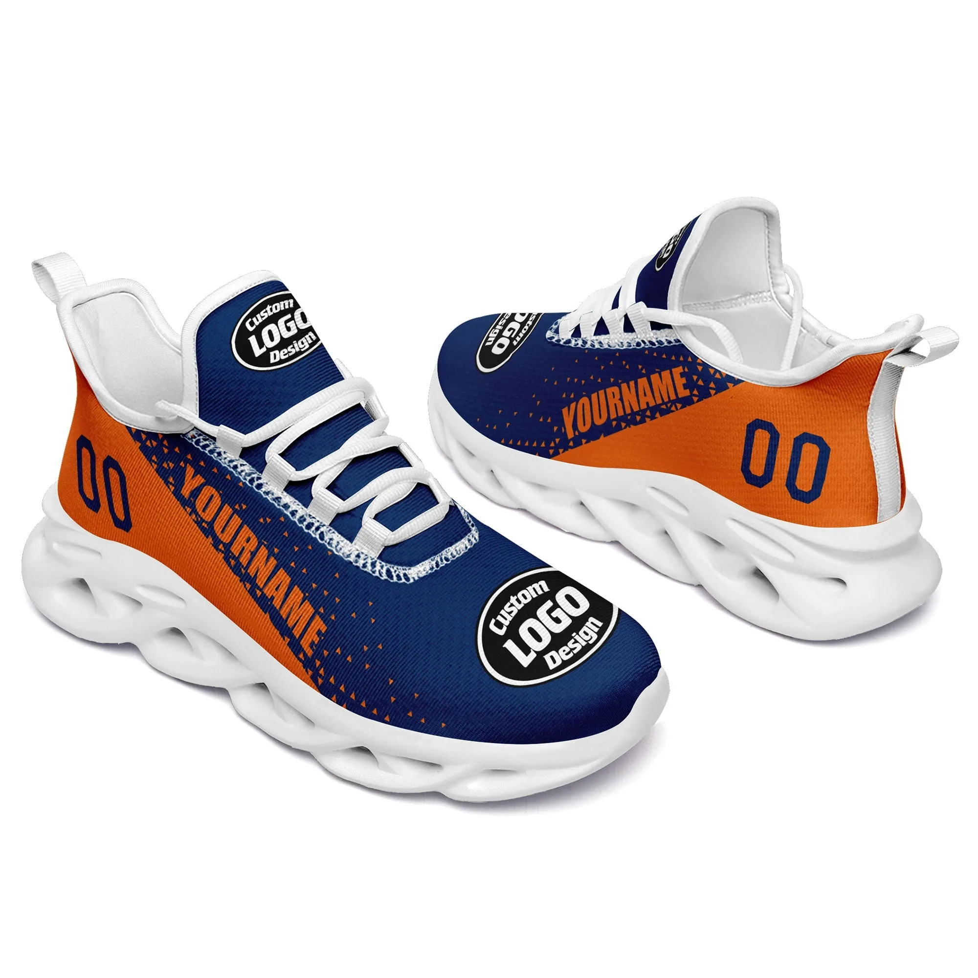 Custom Blue Orange Jersey MaxSoul Shoes and Hat Combo Offer Personalized ZH-D0b0090-c