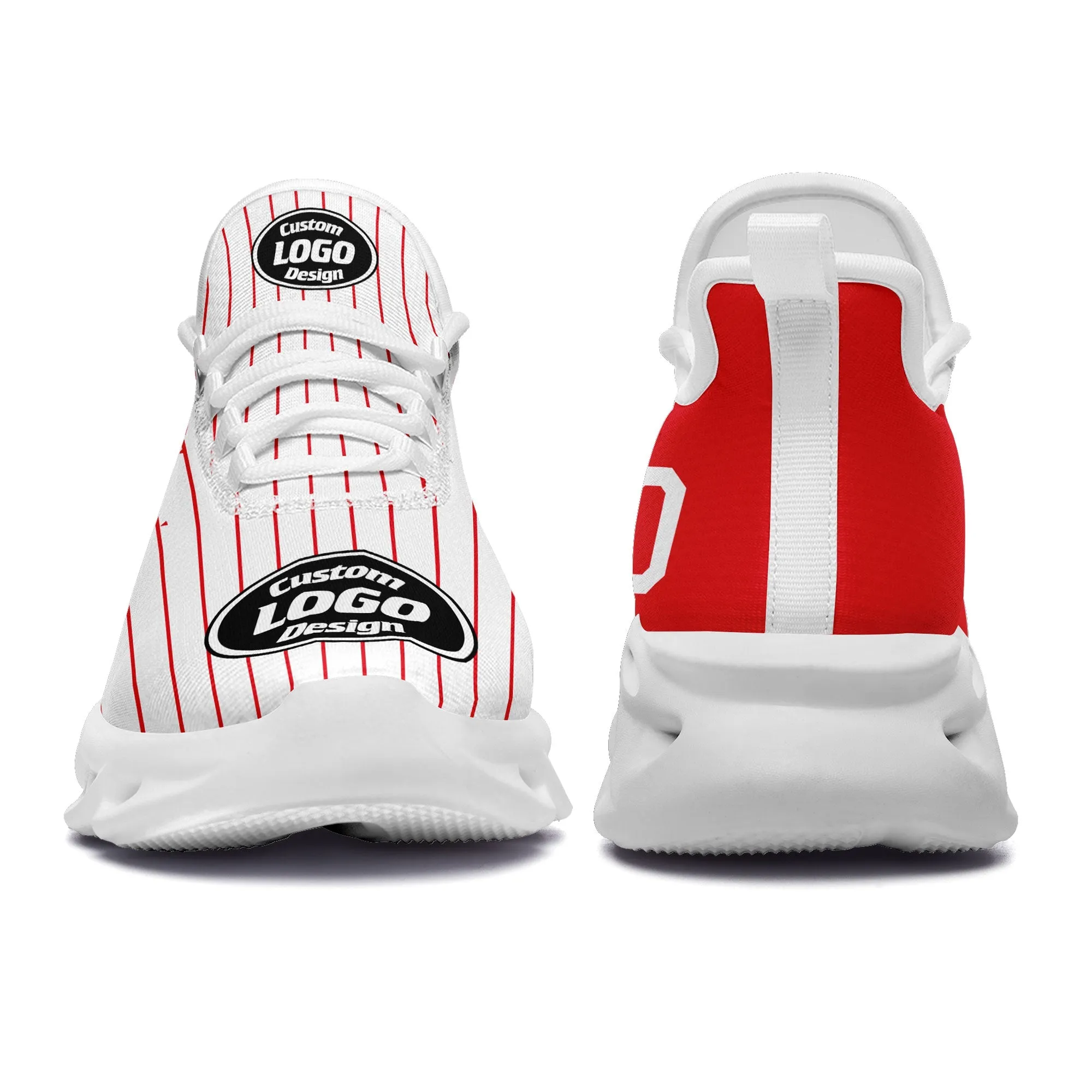 Custom Red White Jersey MaxSoul Shoes and Hat Combo Offer Personalized ZH-D0b009c-a