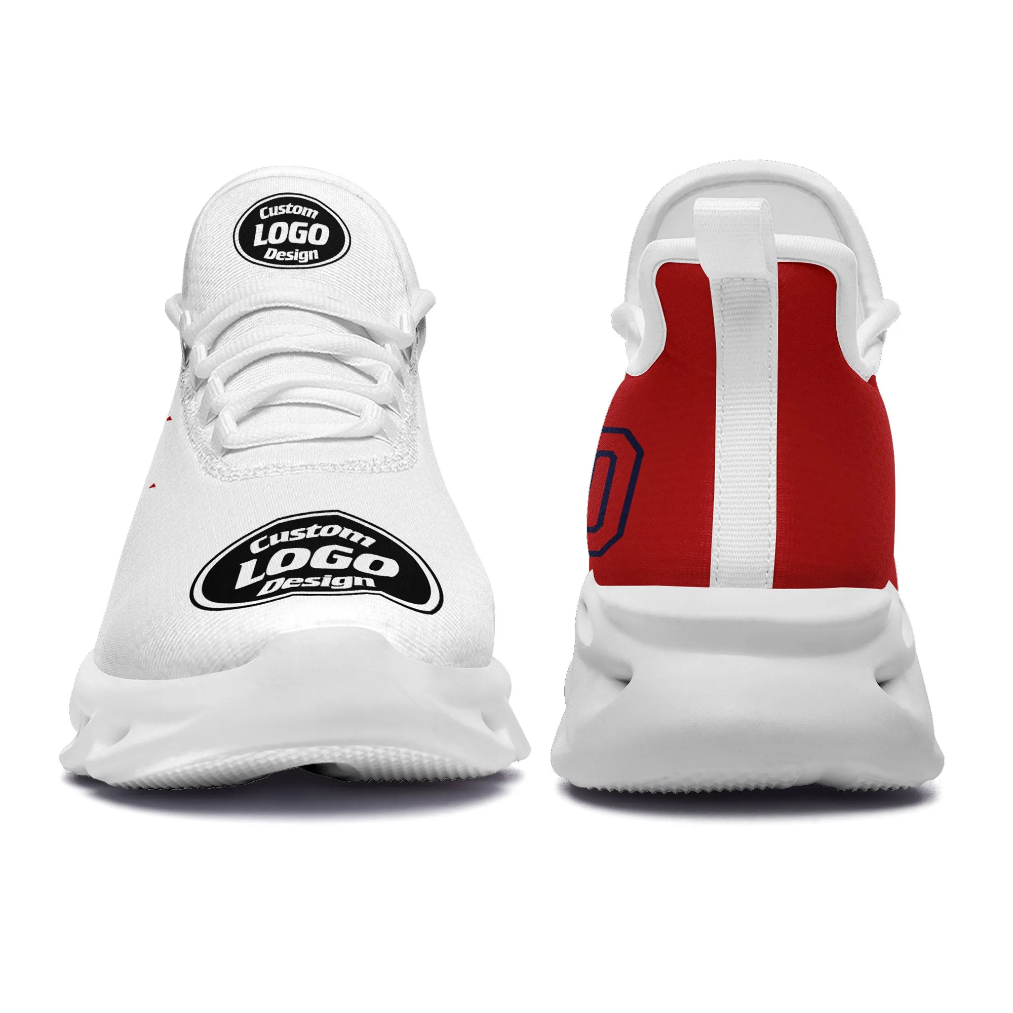 Custom White Red Jersey MaxSoul Shoes and Hat Combo Offer Personalized ZH-D0b0088-a