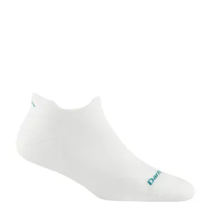 Darn Tough Women's Run No Show Tab Ultra-Lightweight Running Sock in White