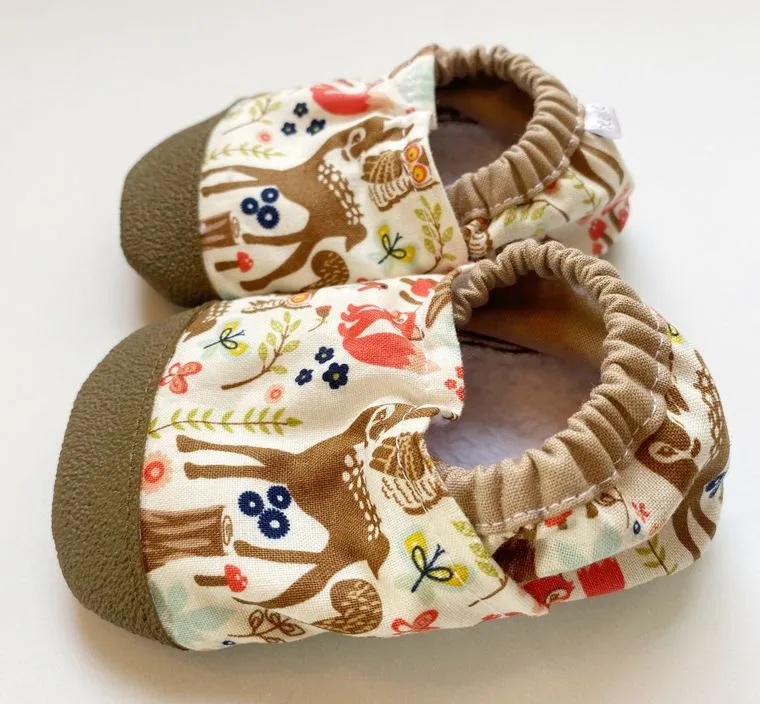 Deer soft baby shoes 6-12m