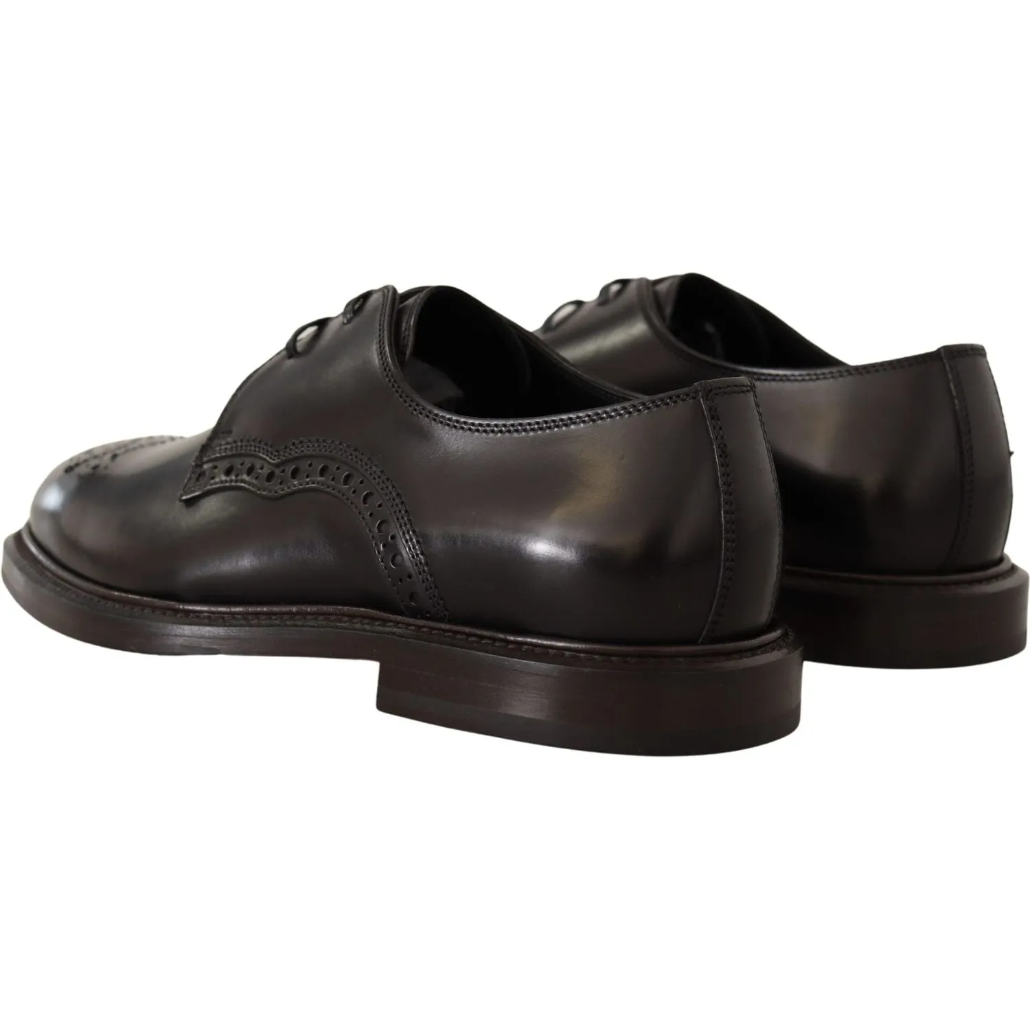 Dolce & Gabbana Elegant Black Derby Dress Shoes