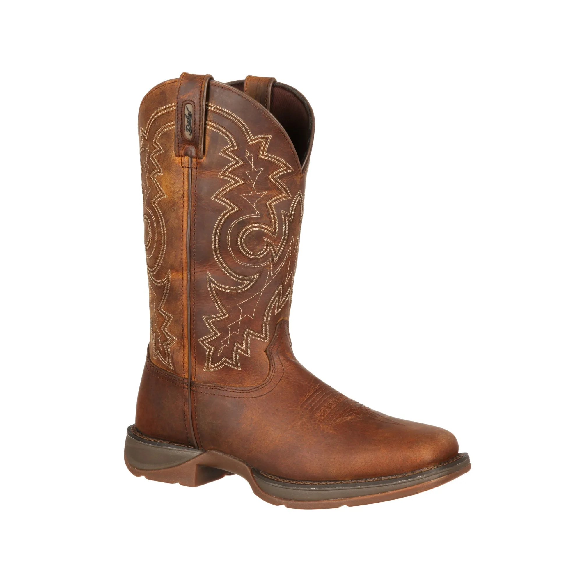 Durango Mens Brown Leather ST Western Work Boots