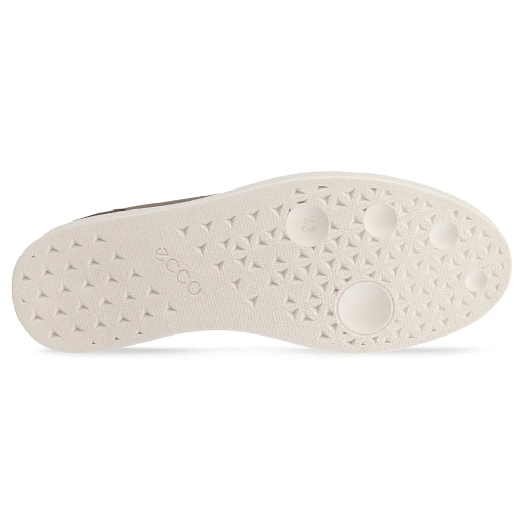 Ecco Street Lite Nubuck Leather Men's Low Top Trainers