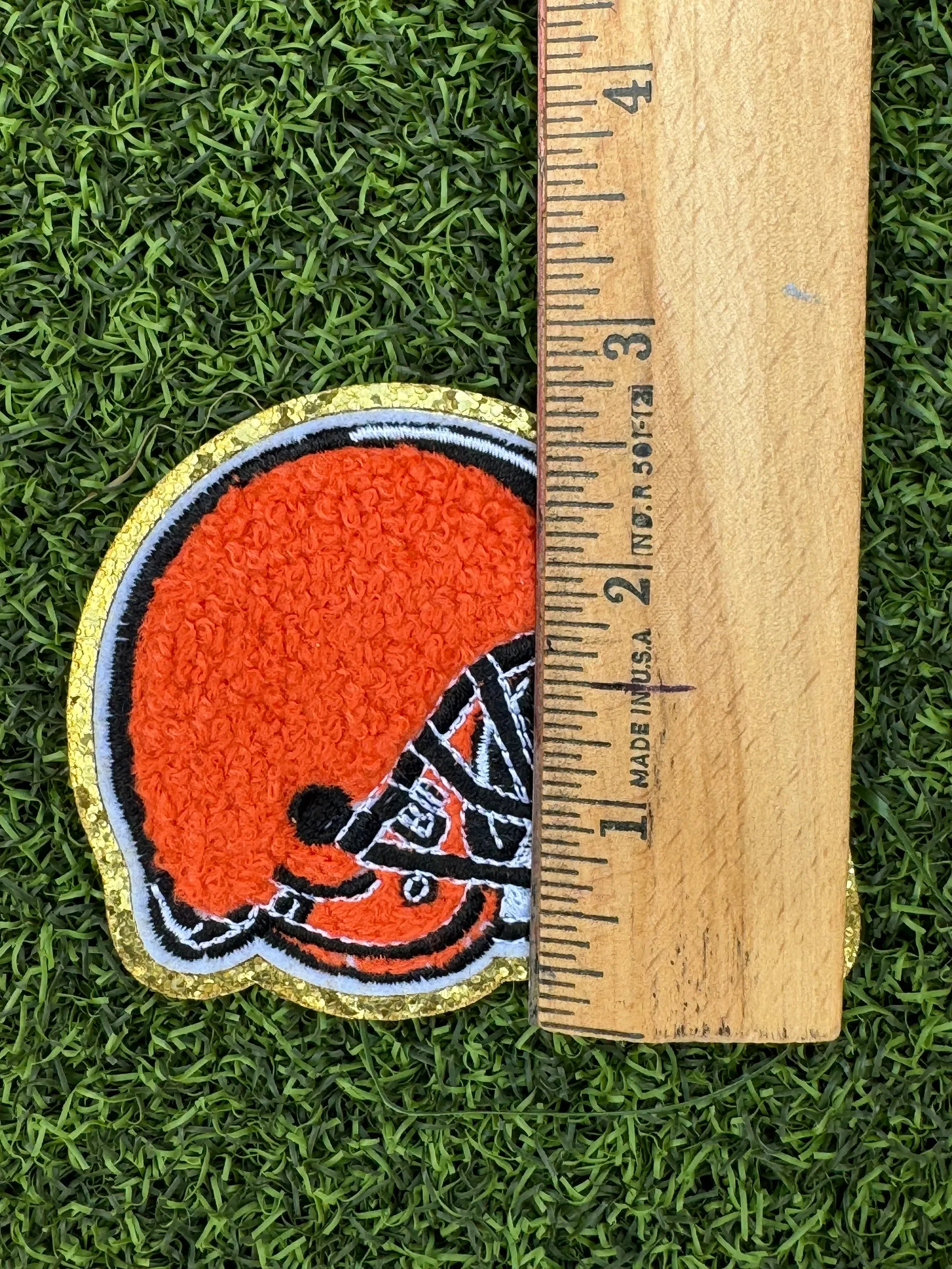 Football Helmet Iron On Patches